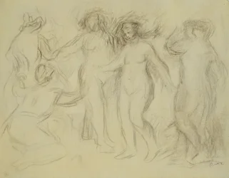 Studie för domen i Paris; Studie för The Judgment of Paris,