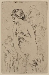 The Bather, ca 1890 (tuschetsning på papper)