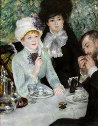 Lunchen är slut, 1879