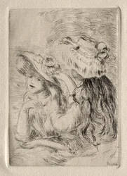 Hattnålen (Berthe Morisots dotter och hennes kusin), 1:a tallrik