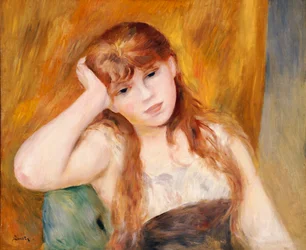 Ung blond flicka, 1886