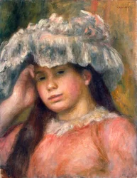 Ung flicka i hatt, 1892-1894.