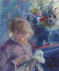 Ung kvinna sömnad, 1879