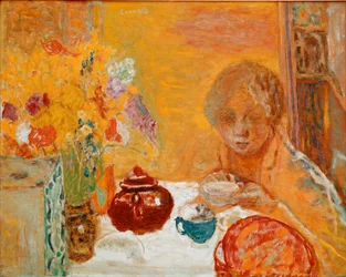 Frukost av Pierre Bonnard (1867-1947) c.1932