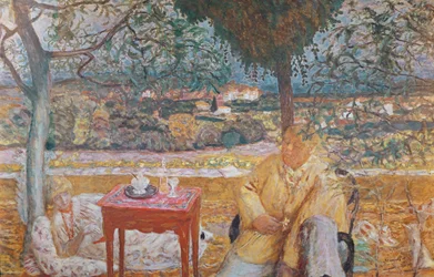 Samtal i Provence, ca 1913-14 (olja på duk)