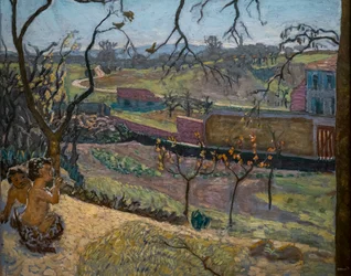 Tidig vår. Små fauner, 1909 (Olja på duk)