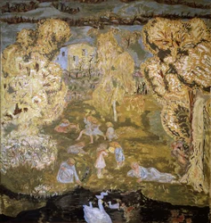 Tidig vår på landet. 1912 (olja på duk)