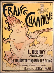Frankrike Champagne. Litografi ... (litografi)