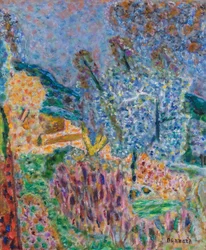 Trädgård, 1945.