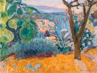 Le Cannet, detalj, ca 1930 (olja på duk)