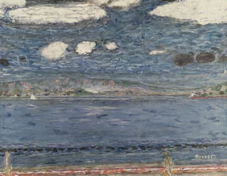 Medelhavet, ca 1941-44 (gouache och penna på papper)