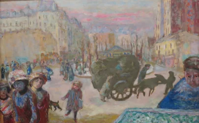 "Morgon i Paris" av Pierre Bonnard, 1911