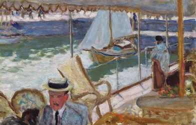 På yachten, 1912