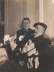 Pierre-Auguste och Jean Renoir, ca. 1916.