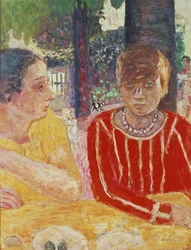 Porträtt av Madame Reine Natanson och Marthe Bonnard, 1928