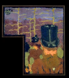 Porträtt av den franske målaren Edouard Vuillard
