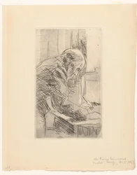 Porträtt av konstnären Edouard Vuillard