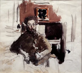 Självporträttmålning av Pierre Bonnard (1867-1947) 1900-talets privata samling