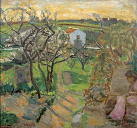 Vårens solnedgång, 1909.
