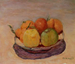 Stilleben med frukt