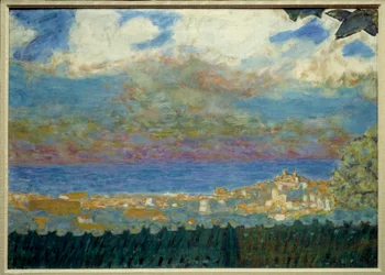 Storm Sky på Cannes Målning av Pierre Bonnard - 1945