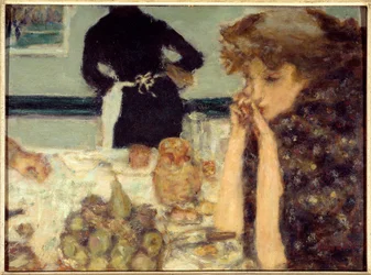 The Breakfast of Misia Porträtt av Misia Sert, pianist och kuslig av många artister
