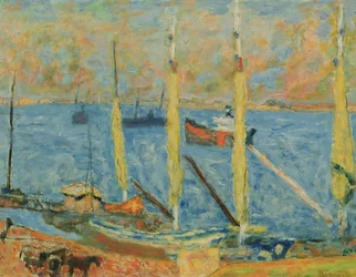 Hamnen i St. Tropez, 1930