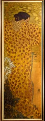 Badrocken. Målning på tyg. 1892. Nabis. Mått: 1,5 x 0,5 m. Paris, Musée d