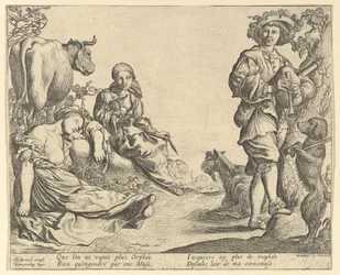 Säckpipsspelare, 1610-50.