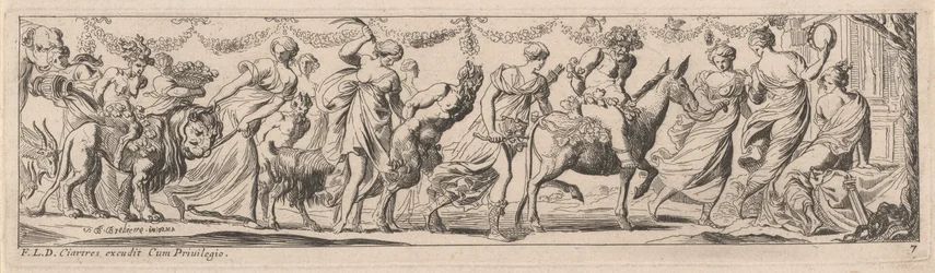 Kvinna som piskar en Satyr