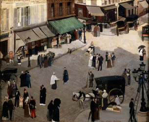 Place Pigalle i Paris, 1880-talet.