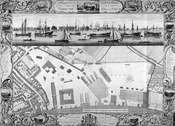 Deptford Docks, London, 1753.