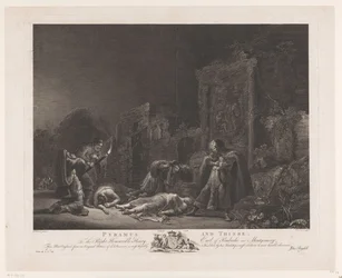 Pyramus och Thisbea Pyramus och Thisbe (titel på objekt) Huvudmålningar i England (serietitel) The Most Capital Paintings in England (serietitel)