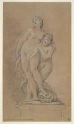 Venus med stöd av en Nereid