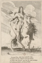 Ridsporträtt av Ludvig XIII av Frankrike