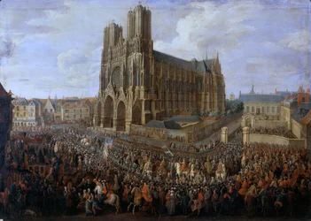 Ludvig XV:s kavalkad efter hans kröning, 26 oktober 1722