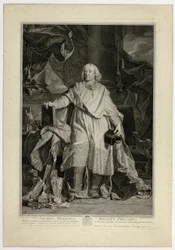 Porträtt av Jacques Bénigne Bossuet, biskop av Meaux