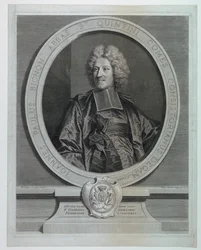 Porträtt av Jean Paul Bignon, abbot av St. Quentin