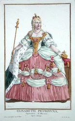Elizabeth Petrovna (1709-62) Kejsarinna av Ryssland (1741-62) från 