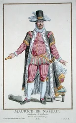 Prins Maurice av Nassau (1567-1625) Stadsinnehavare av den holländska republiken från 
