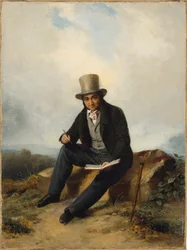 Porträtt av André Jolivard 1787-1851.