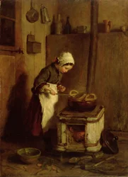 Den lilla hushållerskan, 1857