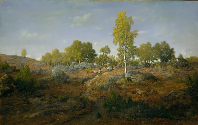 En stig bland klipporna, troligen 1861.