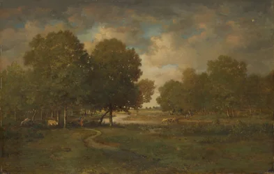 A River in a Meadow, troligen sent 1830-tal-tidigt 1840-tal.