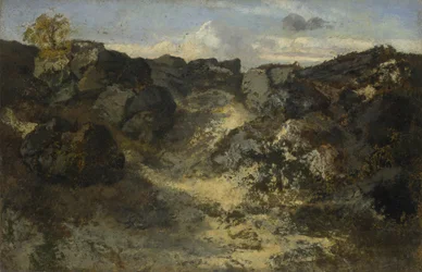 Stenigt landskap, ca. 1840