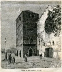 Utsikt över San Giusto-kyrkan i Trieste