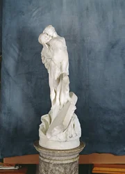 Figure of Death Embracing a Female Naken (marmor)