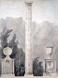 Design för neoklassiska monument