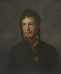 Porträtt av amiralen och upptäcktsresanden Ivan Krusenstern Adam Johann Ritter von Krusenstern 1770-184