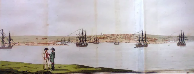Hamnen i Sevastopol. Från resor genom det ryska imperiets södra provinser 1793 och 1